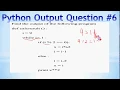Python Output Question 6 Class XII CBSE Board Python Programming Competitive Exams