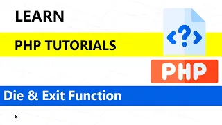 PHP Die and Exit Functions Tutorials Php tutorials for beginners with MySQL