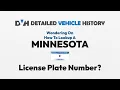 How to Use License Plate Lookup Minnesota Minnesota Plate Number Search