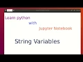 Lesson-10 Strings in Python