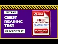 CBEST Reading Practice Test 2026 25 Questions California Basic Educational Skills Test