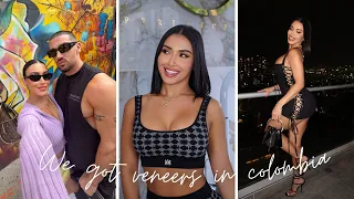 We got veneers in Colombia! Smile transformation Vlog