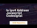 Is ipv4 address javascript codesignal