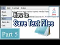 How to Make Notepad in Java - Save Text Files
