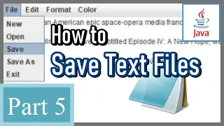 How to Make Notepad in Java - Save Text Files