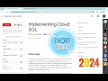 2024 Implementing Cloud SQL With Explanation