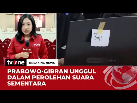 Update Perolehan Suara Sementara 3 Paslon
