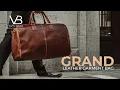 Grand Leather Garment Bag Leather Suit Men s Leather Holdall by Von Baer Overview