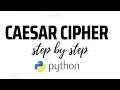 Caesar Cipher encryption and decryption