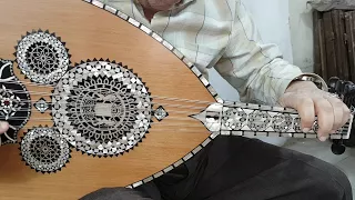 كوكتيل ل فريد الاطرش Oud بريشة المتألق سيد منصور عود من صناعة محمود داغر 185 