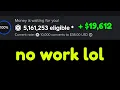 Converting 5 161 282 Robux to REAL LIFE MONEY As a Small Developer Roblox DevEx