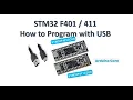 STM32 F401 F411 - How to Program using USB