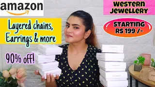 AMAZON HUGE JEWELLERY HAUL WESTERN ONLINE JEWELLERY SHOPPING