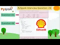 29 SHELL PySpark Interview Question Azure Data Engineer PART 29