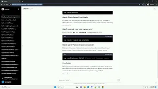 pip install selenium syntax error
