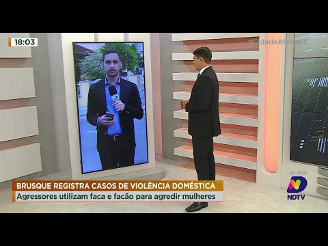 Brusque registra casos de violência doméstica. Agressores utilizam faca e facão para agredir vítimas