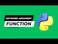 What is a Keyword Argument Function in Python Python Programming Basics with CODiiN