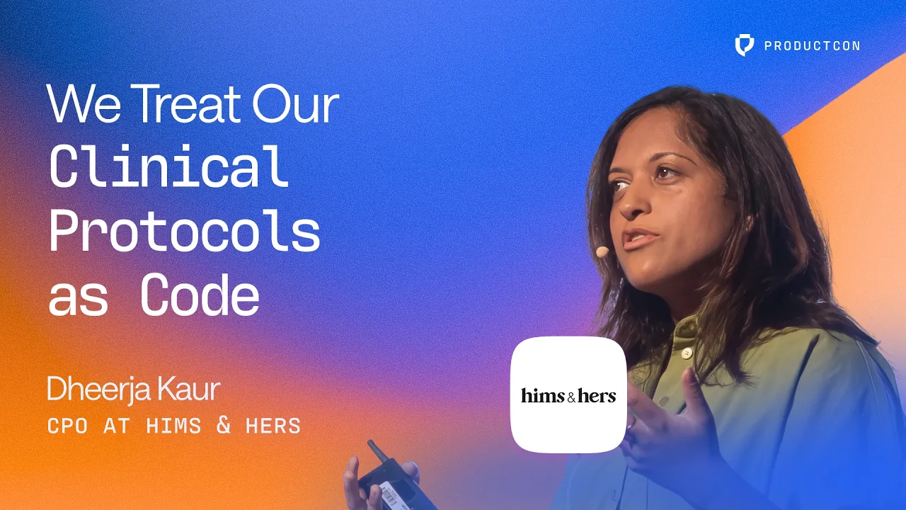 CPO at Hims & Hers | High Stakes, High Velocity: Shipping Consumer AI in Healthcare - YouTube thumbnail