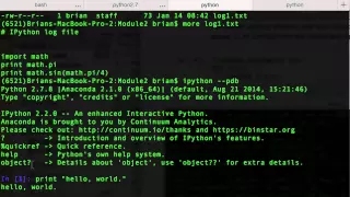 ipython shell