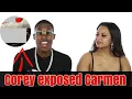COREY LEAKS SHOCKING PHOTO OF CARMEN
