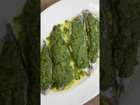 SGOMBRO MARINATO con CREMA al PREZZEMOLO: fresco, profumato e ricco di gusto 🌿🐟🍋