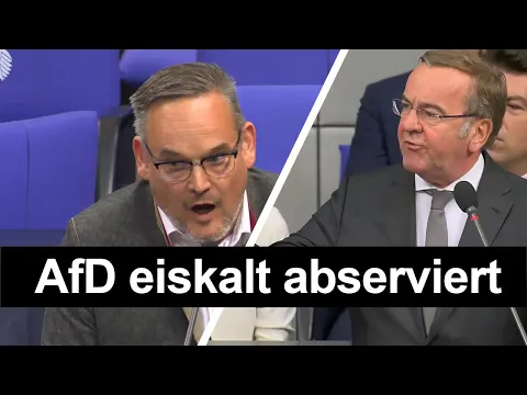 Download MP3 So gut watscht der Verteidigungsminister die AfD ab