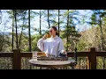 Lagu Melodic House, Afro House,  Melodic Techno | Live DJ Set at Blue Ridge Moutnains Cabin (4K Drone)
