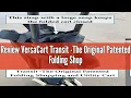 Review VersaCart Transit - The Original Patented Folding Shopping and Utility Cart Water-Resistant H
