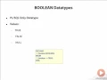 15 Boolean Datatype in PL SQL