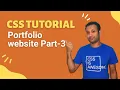 css full course bangla tutorial 58 Project 3 portfolio part-3 about me section design