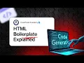 HTML Boilerplate Explained Beginner-Friendly Guide to HTML Structure