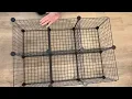 Amazon Basics 6 Cube Wire Grid Stackable Storage Shelves Review