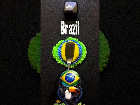 🇧🇷🇯🇵Guess the final color [Part 2] Countries #sivasiimagine #satisfying #art #relaxing