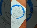 Download Lagu Doraemon tissue art 💙/ painting using tissue paper 😱#shorts