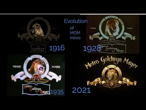 Download MP3 Evolution of Metro-Goldwyn-Mayer intros (1916-now) #MGM