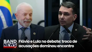 Flávio e Lula no debate: troca de acusações dominou encontro | BandNews TV