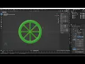 BLENDER Make a wheel roll using the Transform Constraint