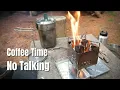 Download Lagu Gen 2 Stainless Firebox Nano Stove - Micro Swedish Fire Torch  - Coffee In The Woods - No Talking