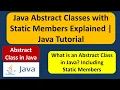 Java Abstract Classes with Static Members Explained What is an abstract class Java Tutorial
