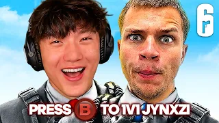 I 1v1'd JYNXZI in Rainbow 6 SIEGE