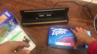 Vacuum sealer ANY size of Ziploc bags
