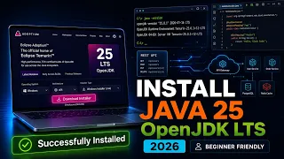 How to Install Java 25 OpenJDK LTS on Windows 2026 Eclipse Adoptium Complete Guide