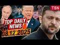 Top News December 8: MASSIVE ATTACK ON RUSSIA! SITUATION ON THE FRONT IS CHANGING! TRUMP SCARES EU