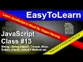 JavaScript Class String String Object Concat Slice Substr charAt IndexOf Method etc