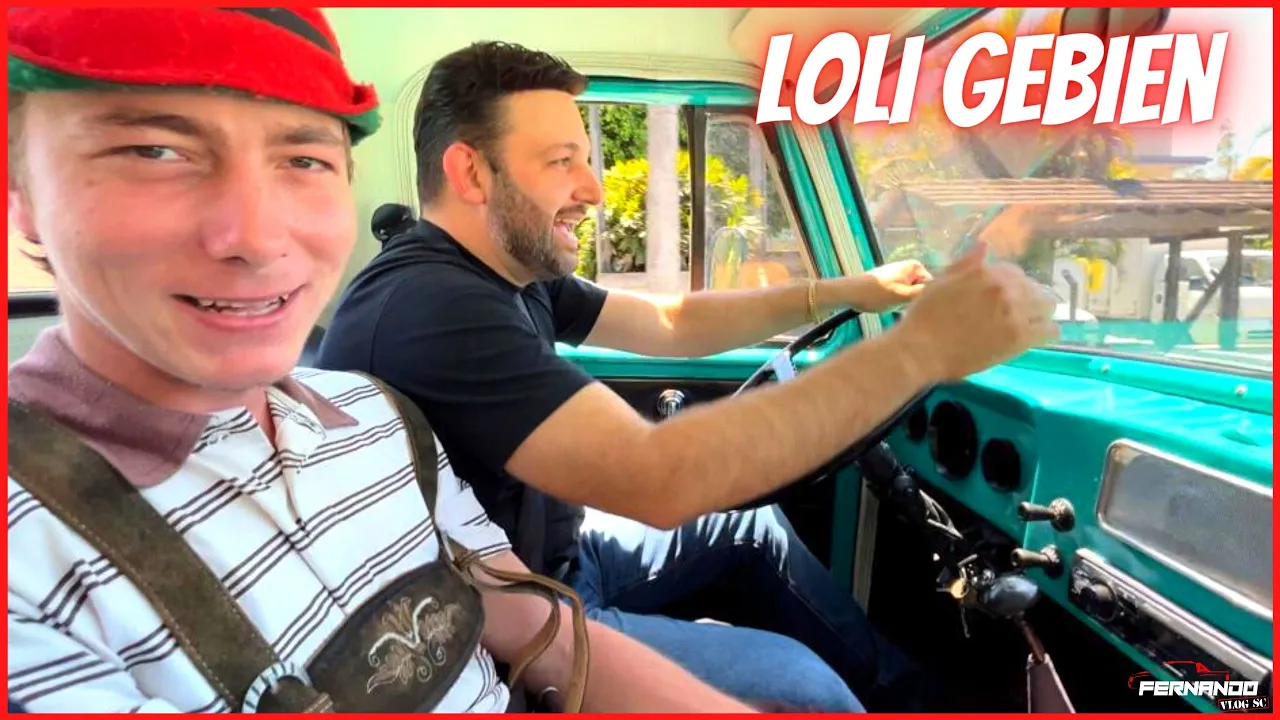 LOLI GEBIEN "ALEMÃO DE TIMBÓ" DE CARONA NA FORD F75 @loligebien #ford #fernandovlogsc