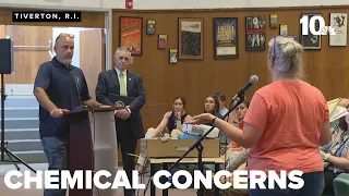 Residents press Tiverton s for answers after PFAS found in wells near fire station