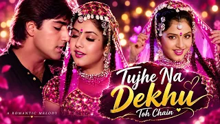 Tujhe Na Dekhu Toh Chain Lyrical | Divya Bharti | Alka Yagnik | Kumar Sanu | Rang |Kahin Mujhe Pyaar