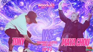 waacking vs allstyle open side 1 on 1 top8 3 tony tw vs maya chou tw 260620 waack u0026 vol 2