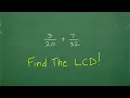 How to Find The LCD Lowest Common Denominator The EASY WAY