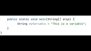 Variables Data Types - Java Episode 2